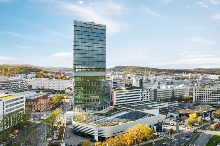 ImmobilienAward 2023, Kategorie Mischnutzung, Porsche Design Tower Stuttgart